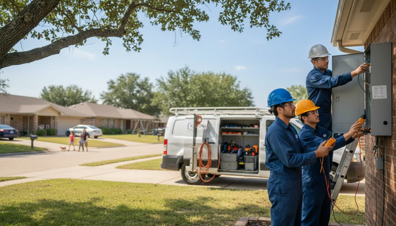 Certified electrician providing emergency electrical services in Murrayville, IL